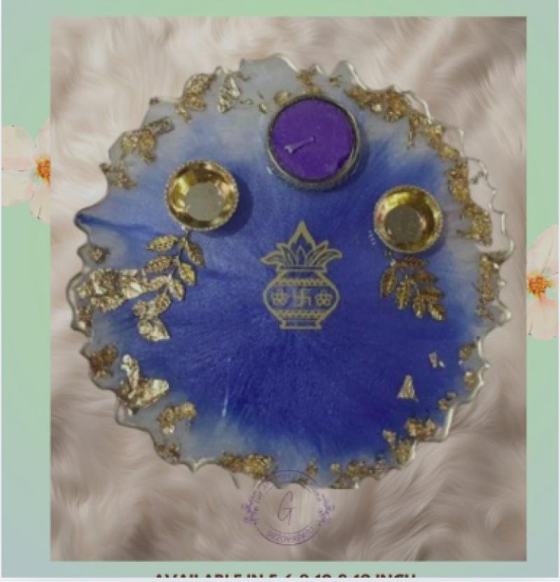 Resin Pooja Thali