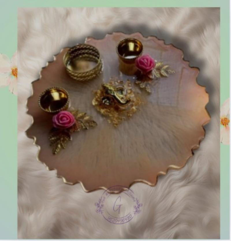 Resin Pooja Thali