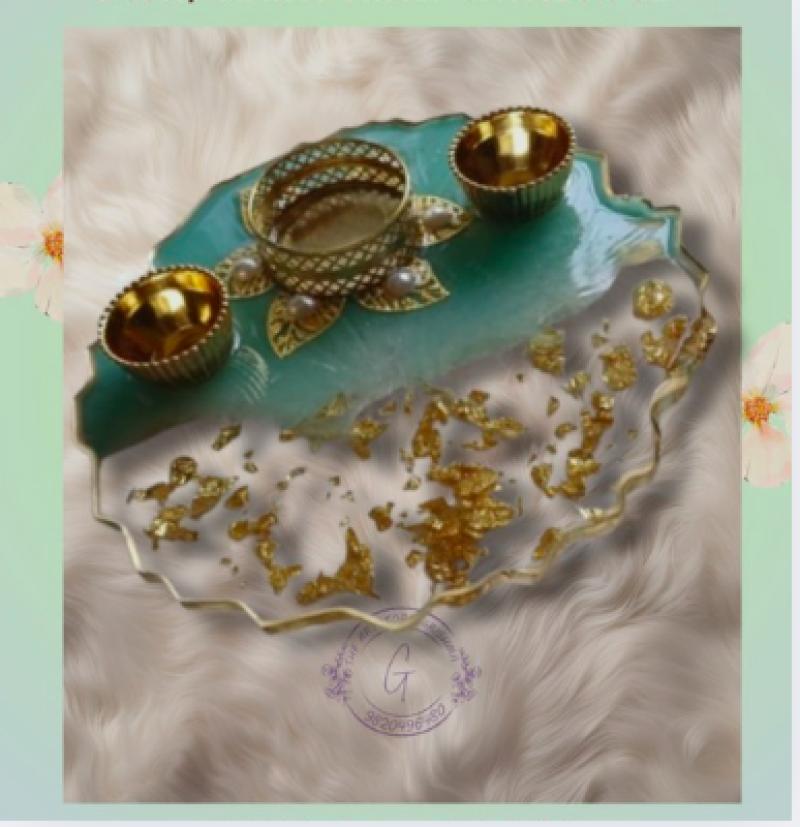 Resin Pooja Thali