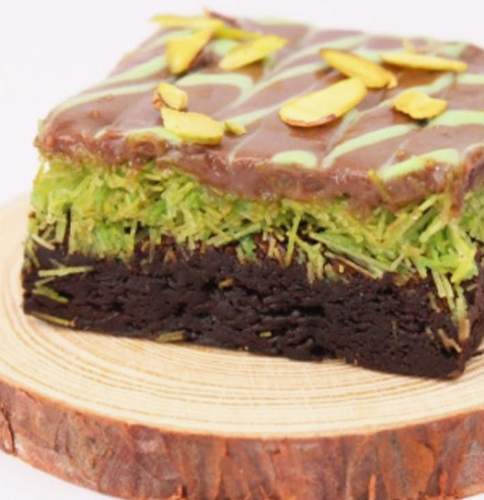 Kunafa Brownie