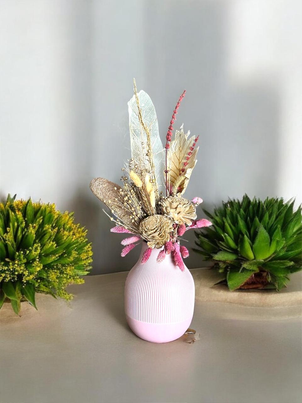 Pink Flower Vase