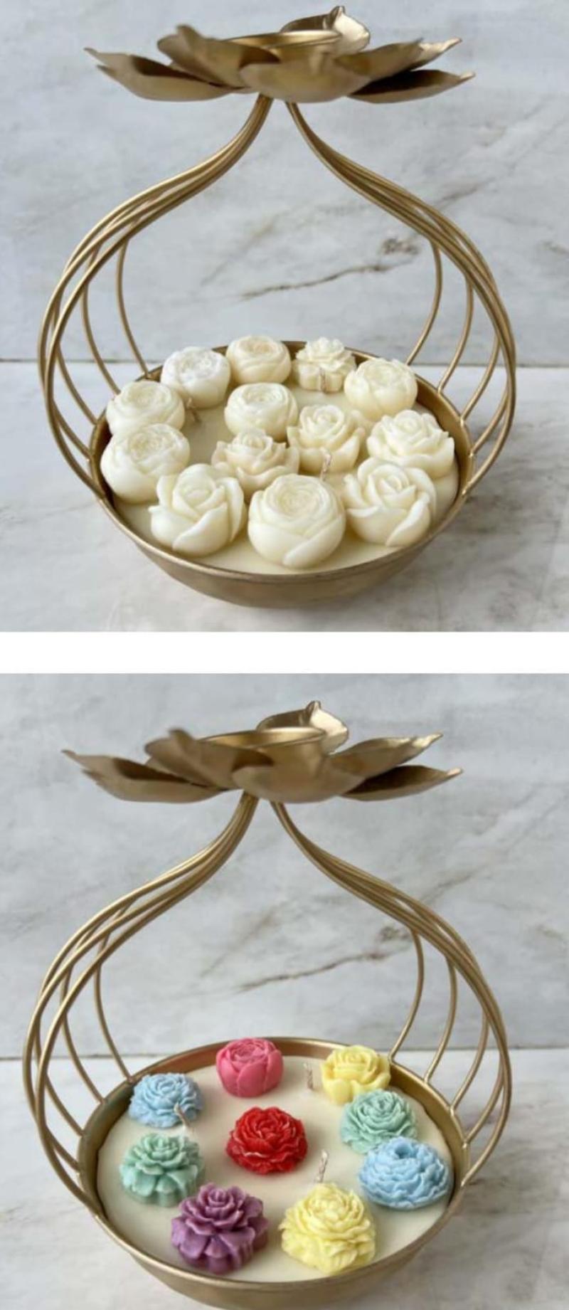 Big Metal Urli Candle