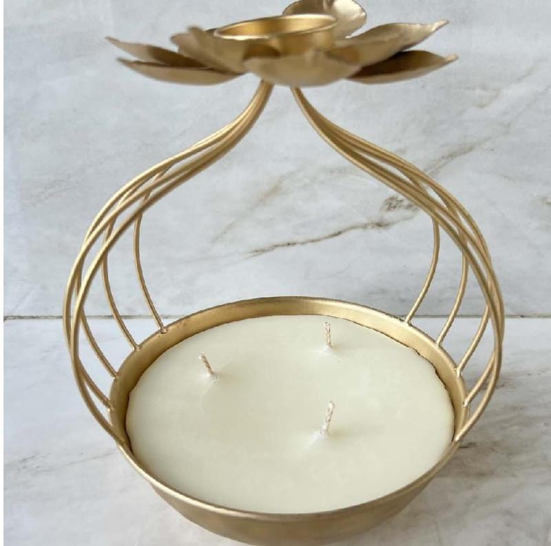 Big Metal Urli Candle
