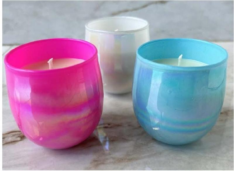 Holographic Jar Candle