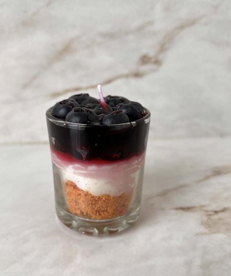 Blueberry Cheesecake Jar Candle