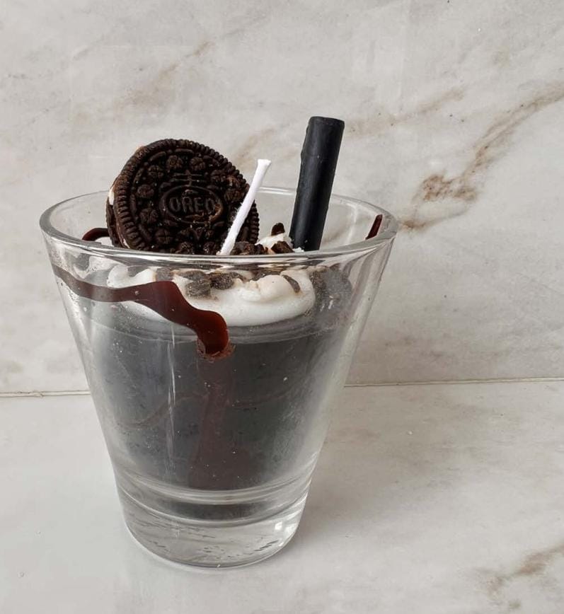 Oreo Milkshake Candle