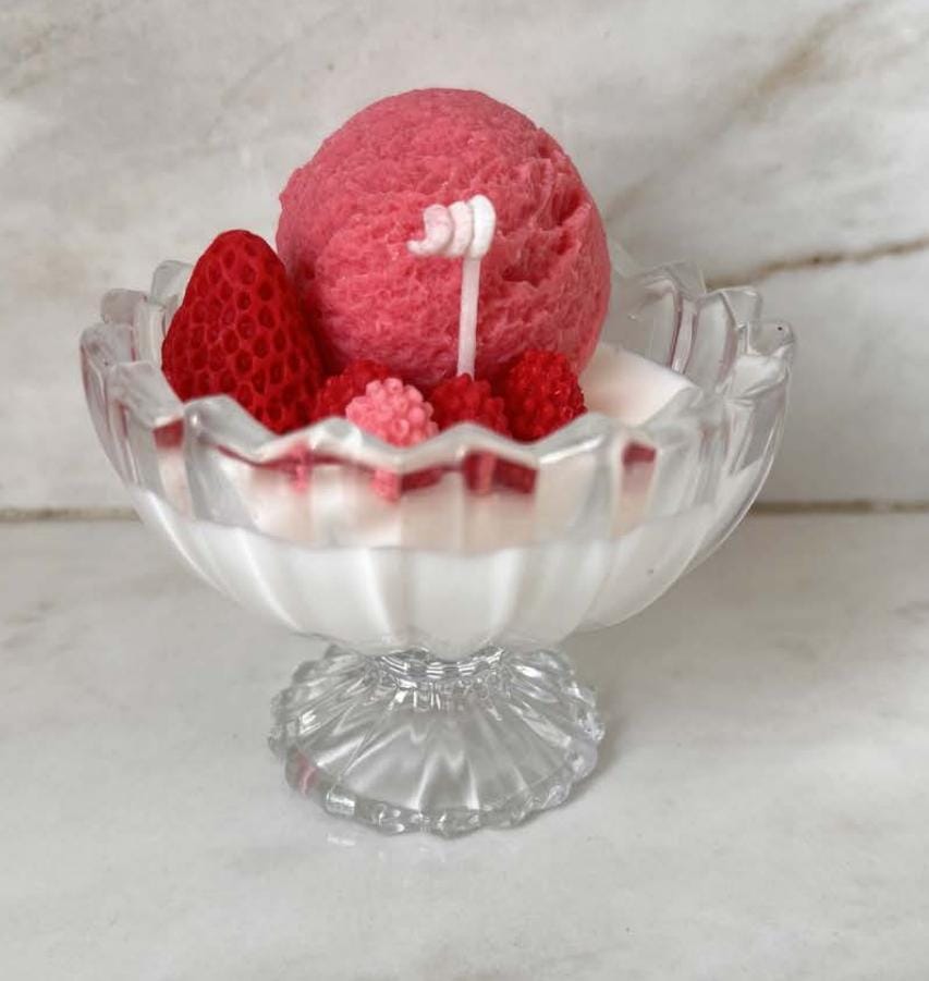 Ice-cream Sundae Candle