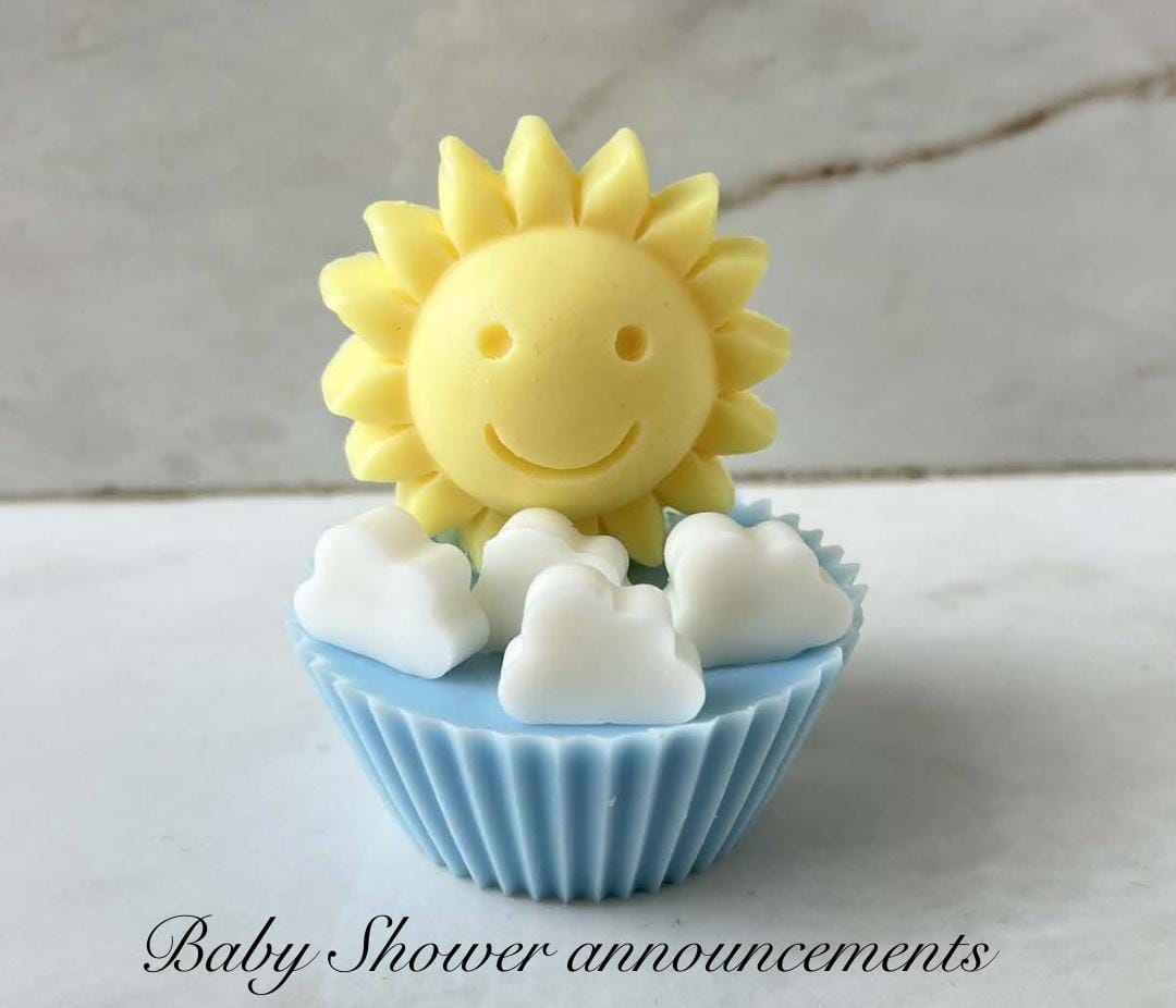 Baby Shower Announcement Candle