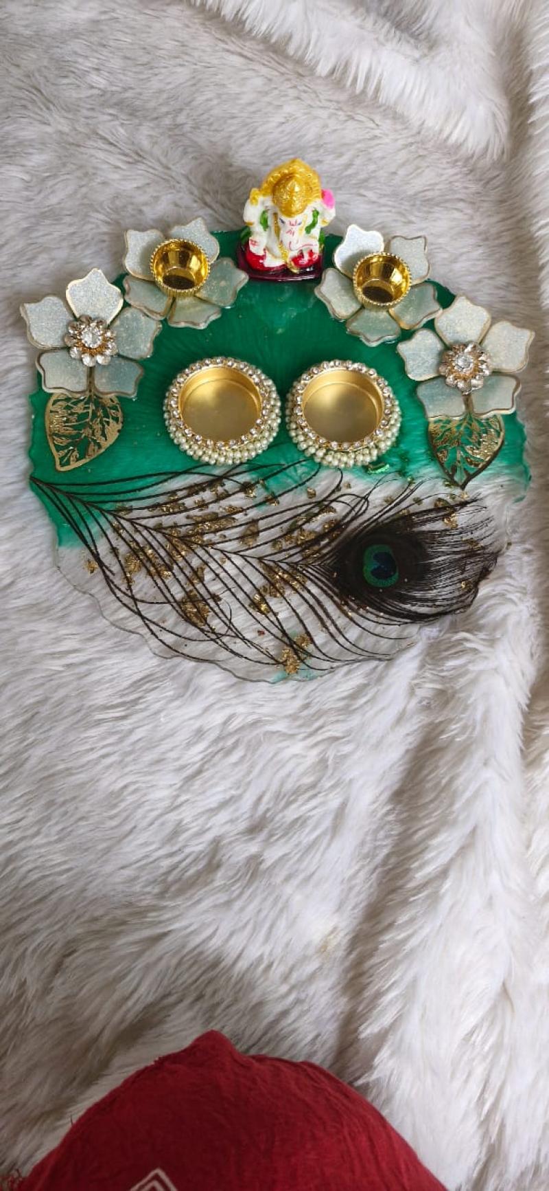 Resin Pooja Thali