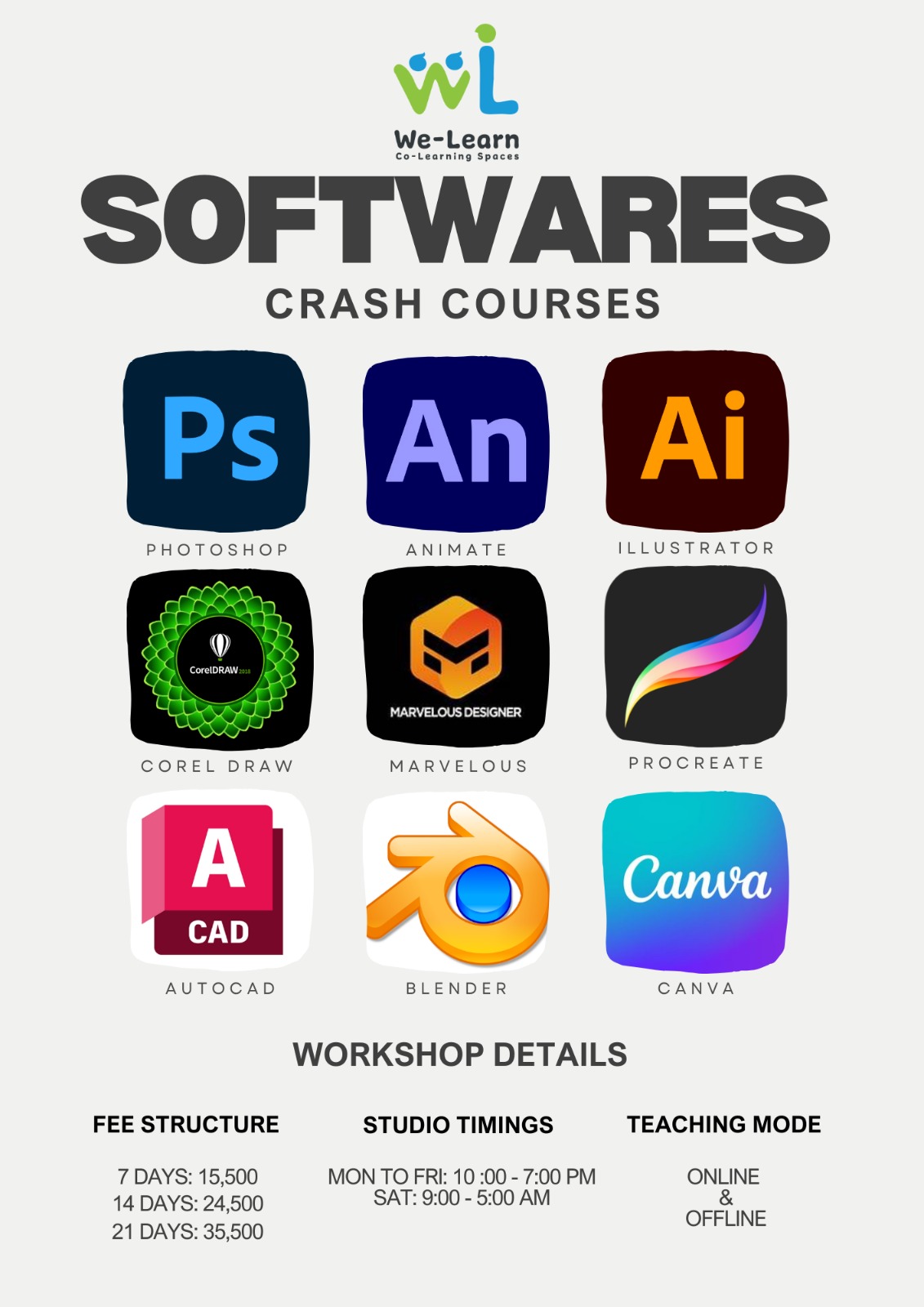 Softwares Crash Courses