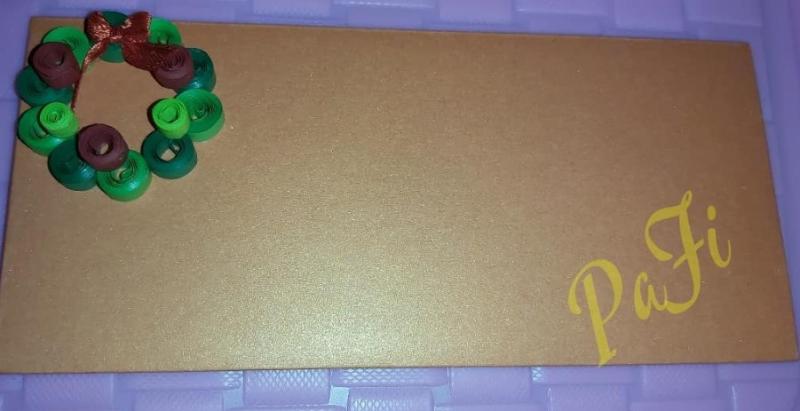 Christmas Theme Quilling Envelope