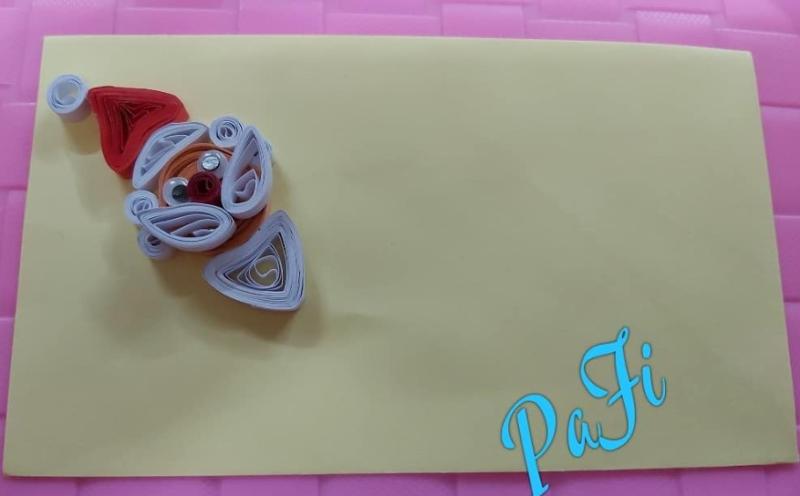 Christmas Theme Quilling Envelope