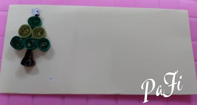 Christmas Theme Quilling Envelope