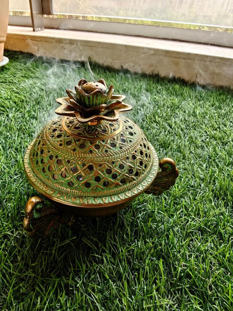 Handcrafted Brass Loban Dhoop Dani