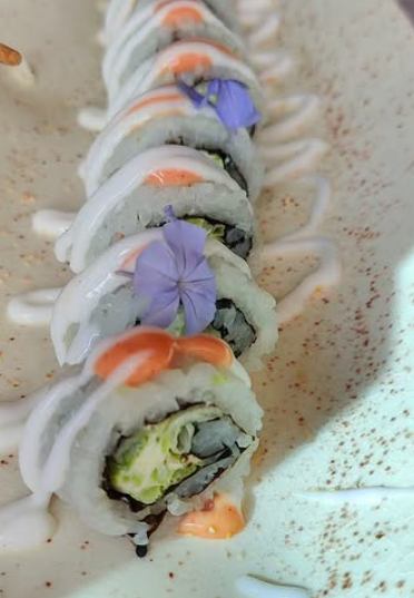 Wasabi Spiced Roll with Balsamic Onion