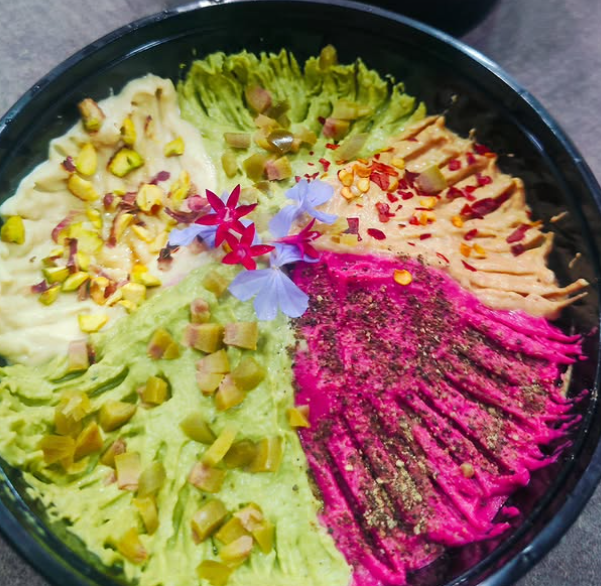 Colorful Hummus