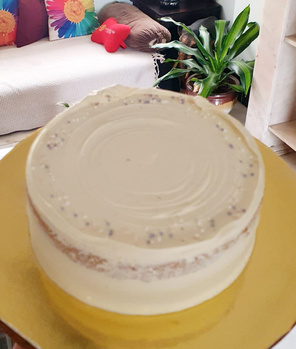 Lemon & Lavender Buttercream Cake
