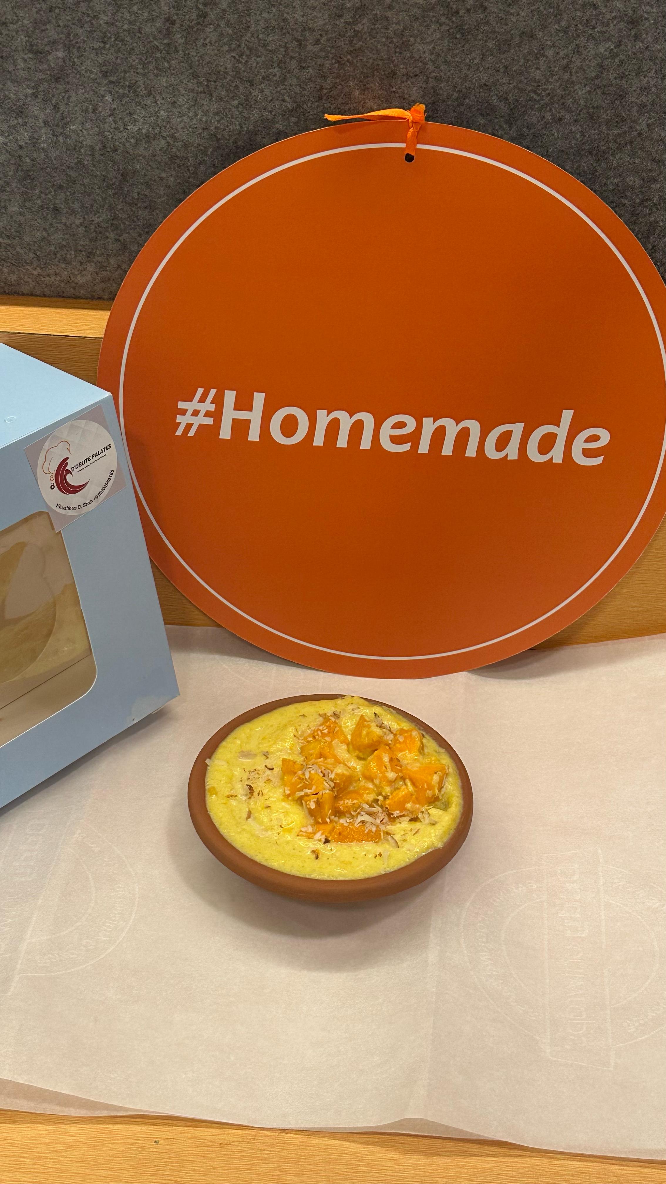 Mango Phirni With Delicious Mango Pieces