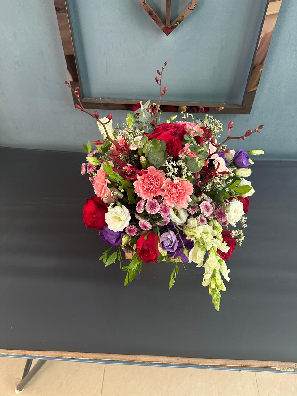 Mix Floral Box Arrangemet