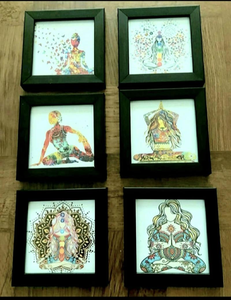 Yoga Theme Coasters