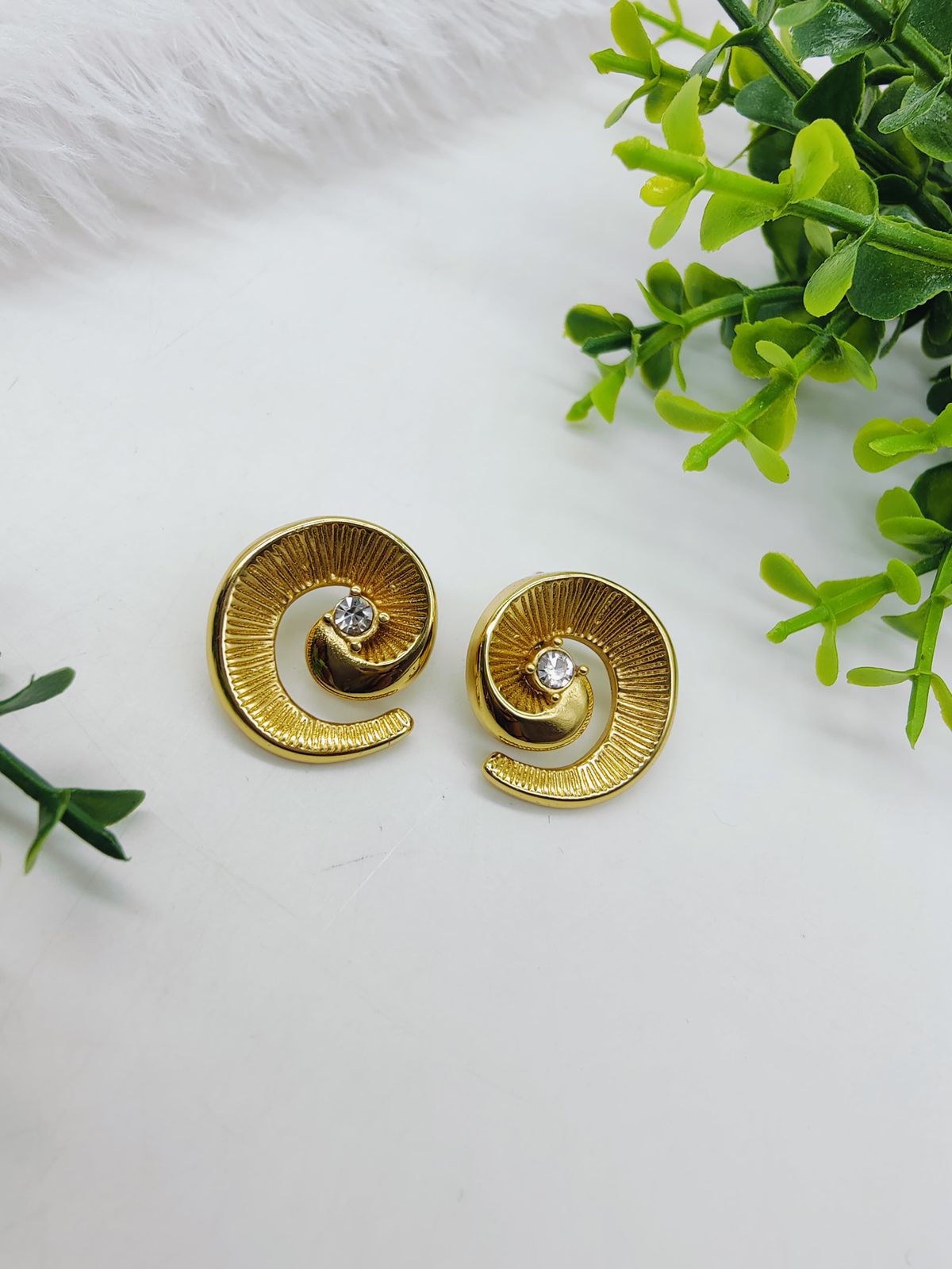 Spiral Shell Earring
