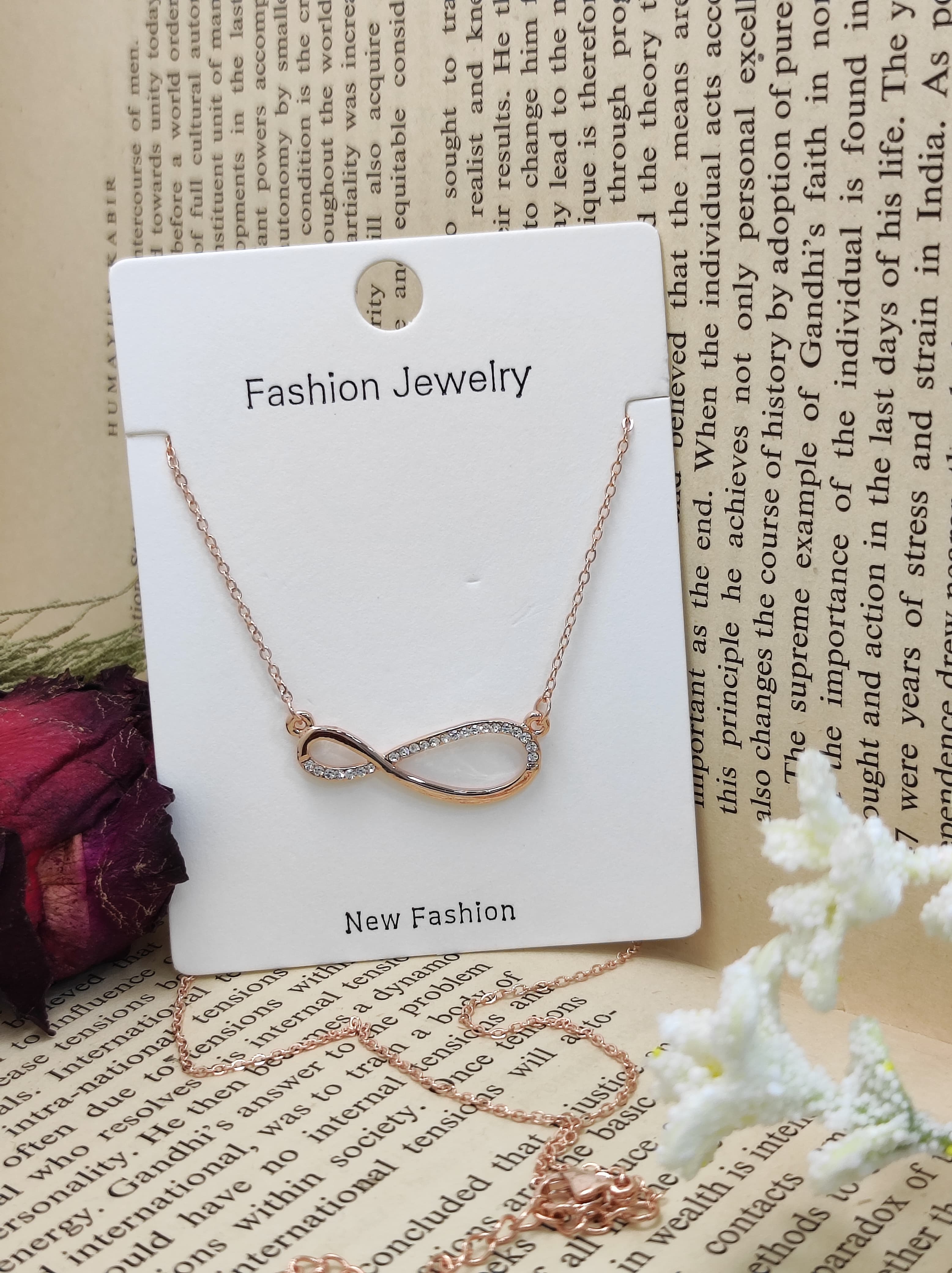 Rose Gold Infinity Chain