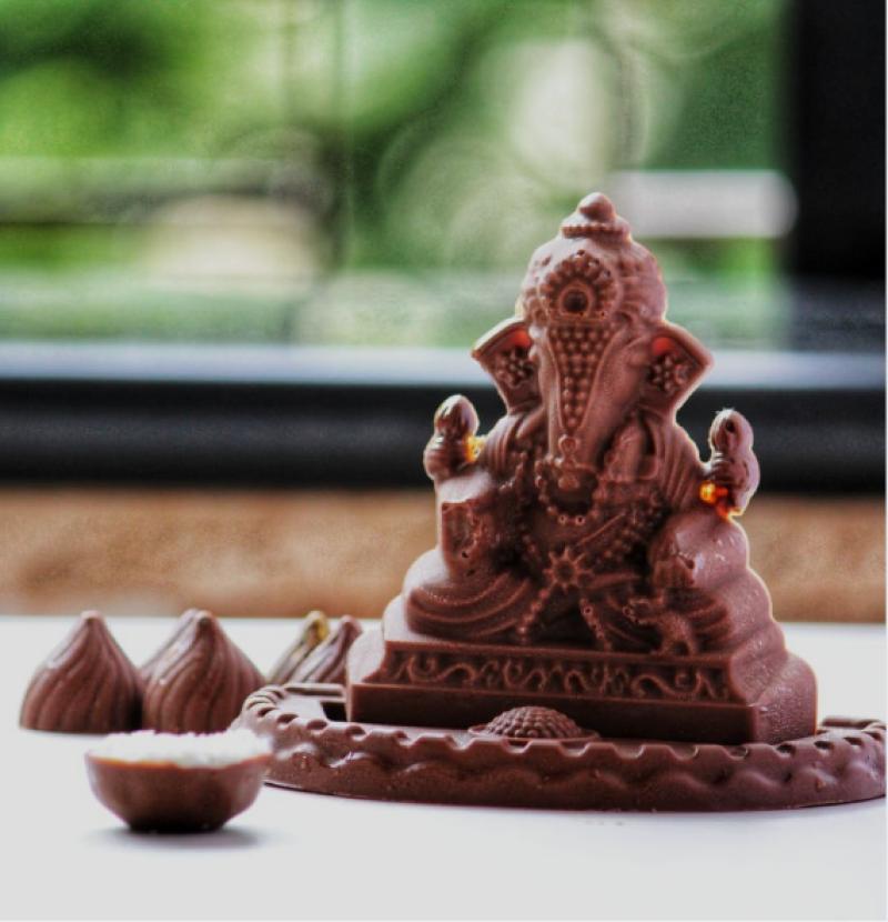 Chocolate Ganpati Bappa Murtis