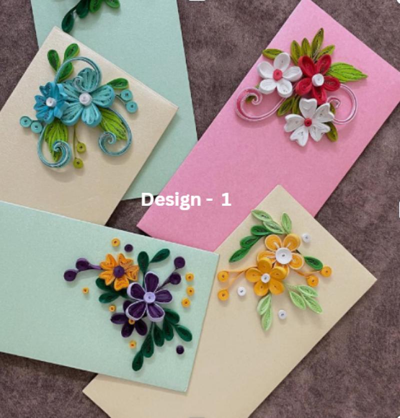 Unique Designs Quilling Envelopes